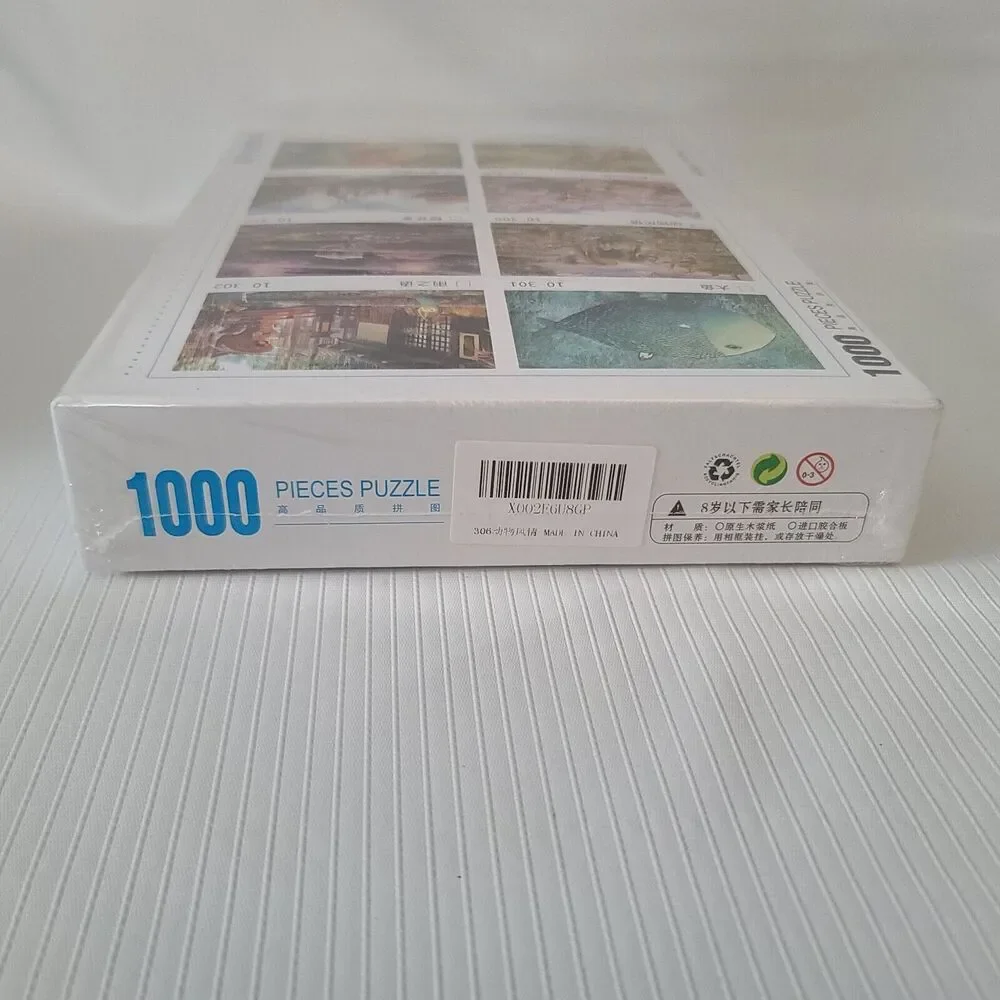 African Safari Rainbow 1000 Piece Premium Puzzle Sealed
